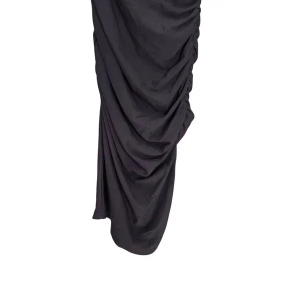 Women's - Alieva Gray Ruched Bodycon Dress, Size Large - Picture 5 of 10